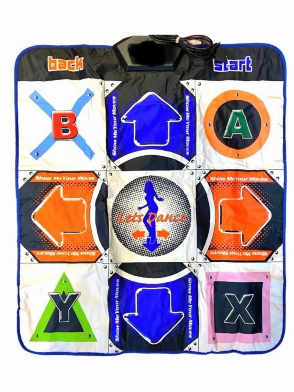 Pelican Universal Dance Pad Mat PL9955 -Wii PS2 Xbox Game cube DDR Revolution